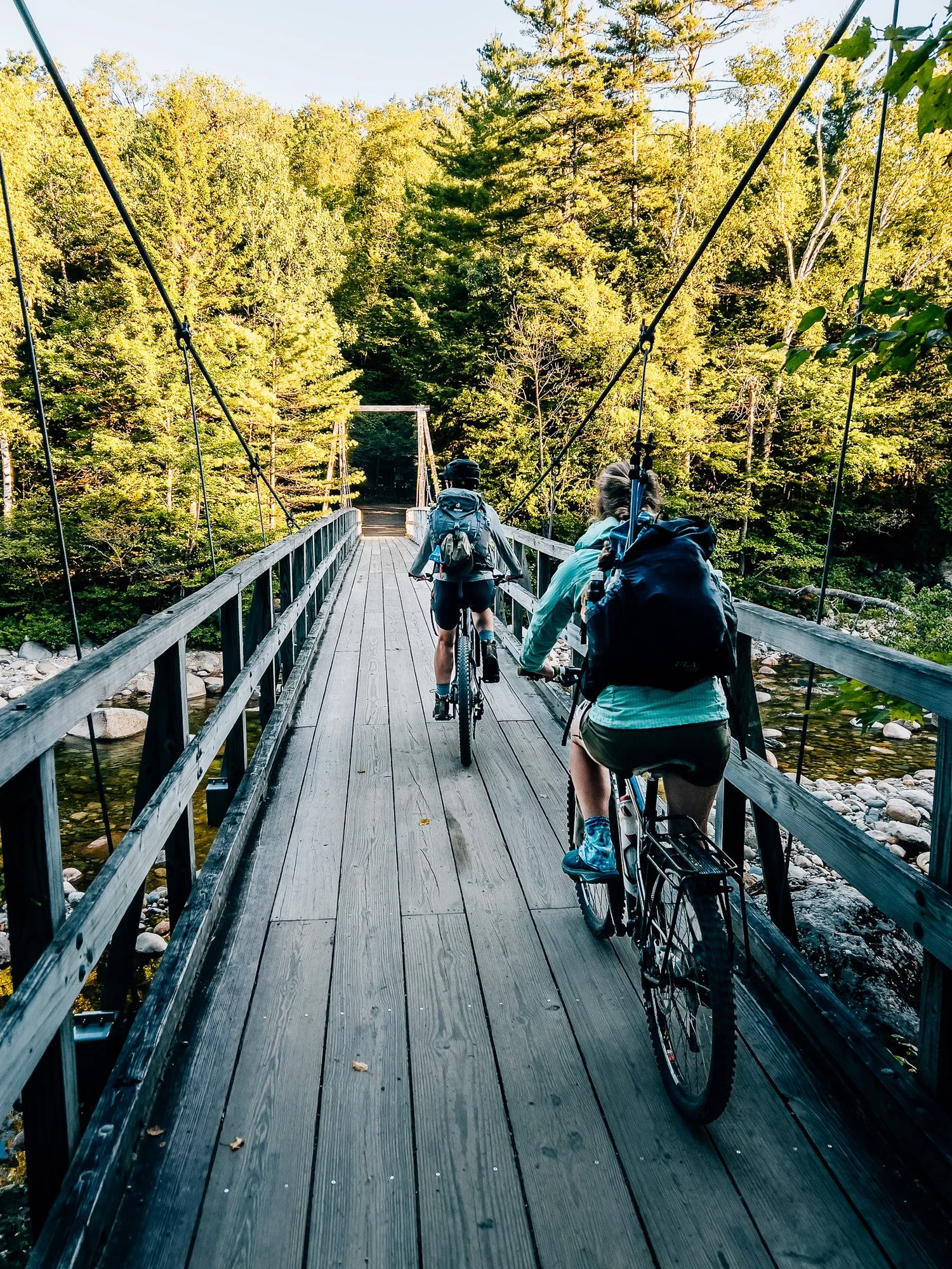 Bikes at the Lincoln Woods Trailhead