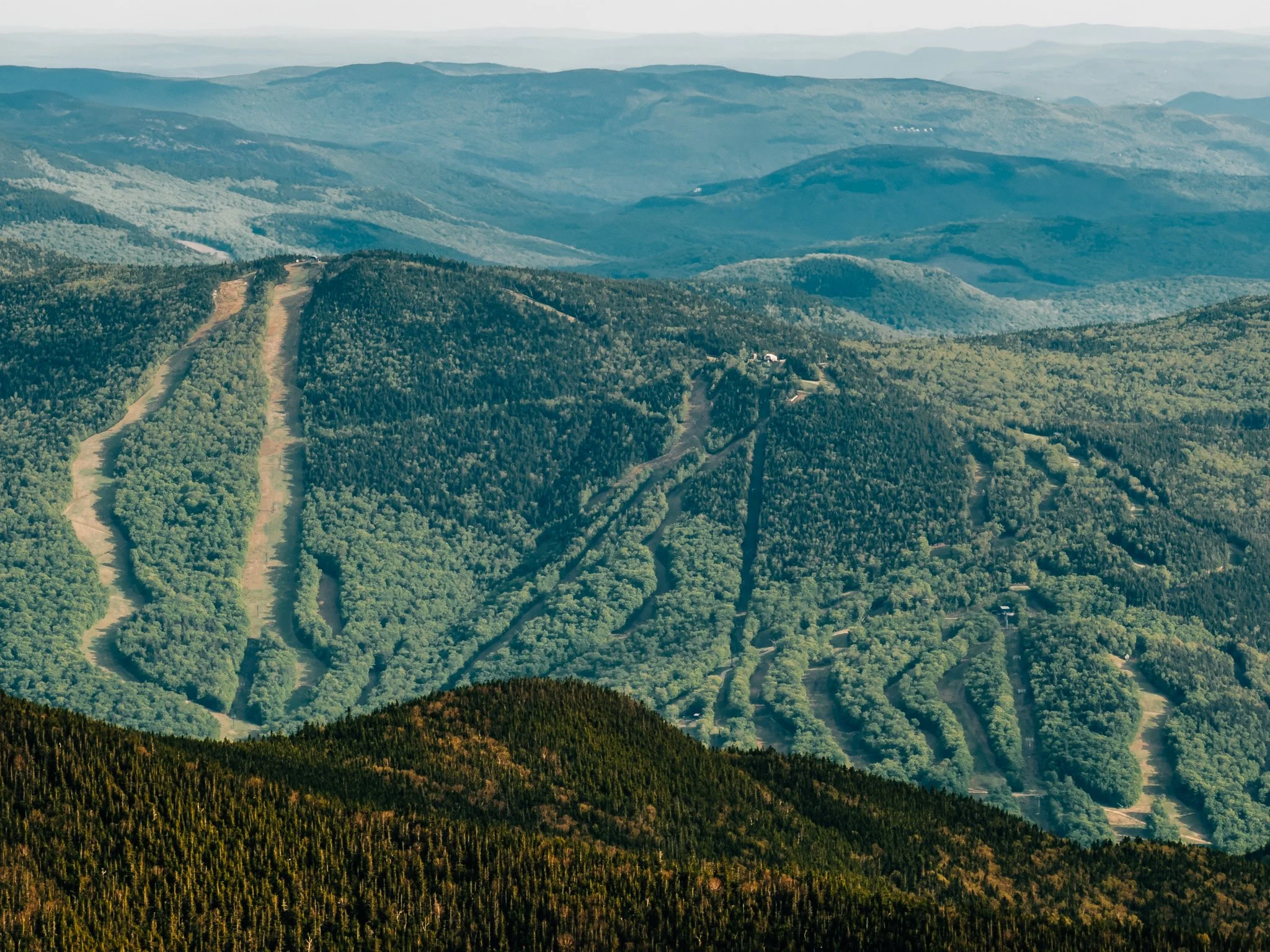 Loon Mountain to the south and below