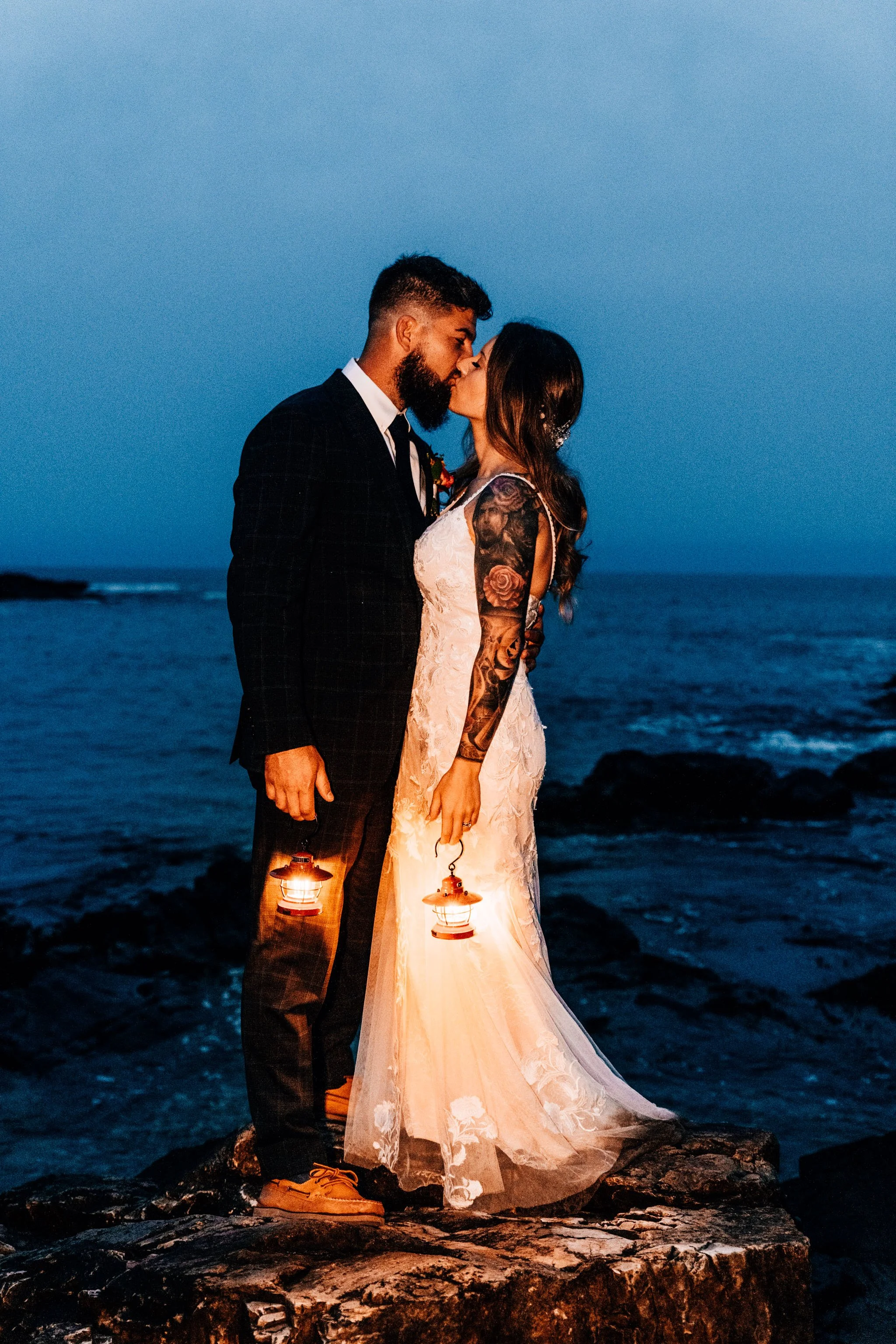 Acadia National Park Hunter's Beach Twilight Elopement