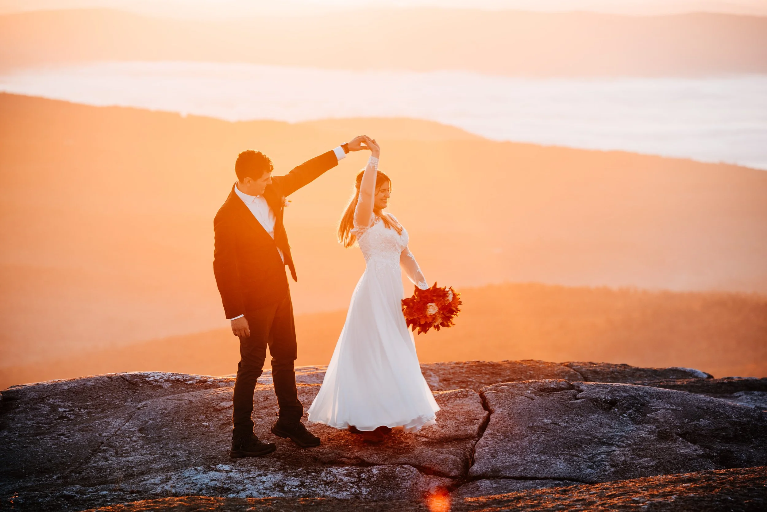 Mount Cardigan Sunrise Elopement