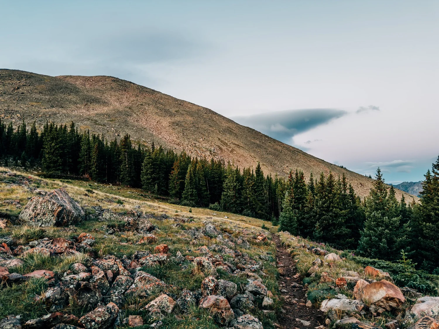 Half Moon Pass summit