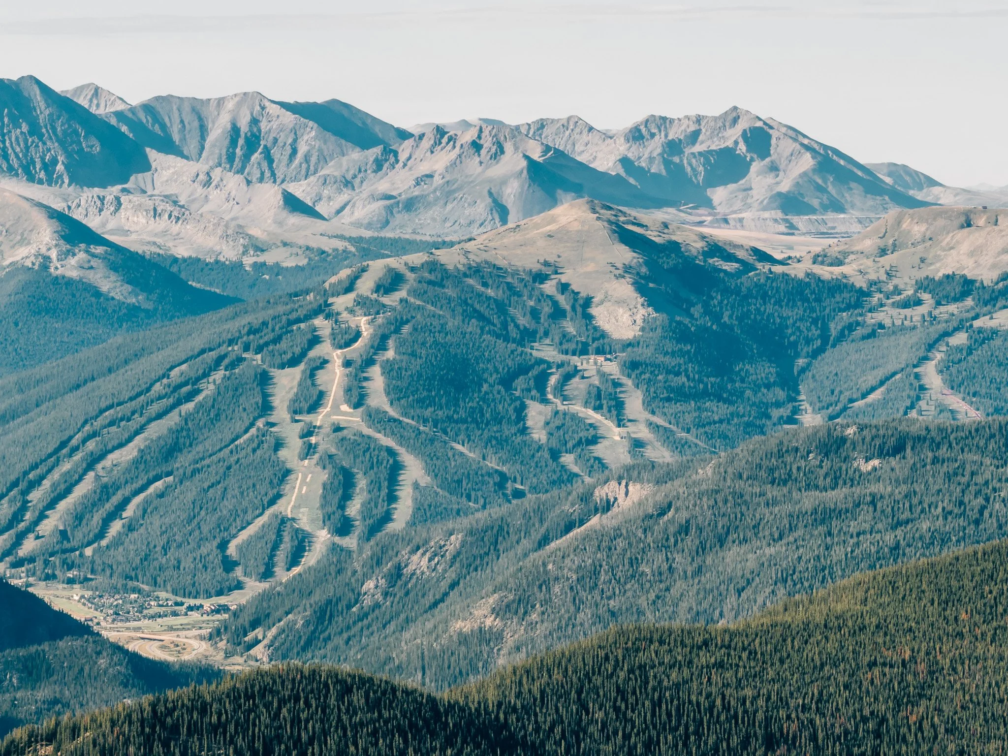 Copper Mountain seen from the South Buffalo summit