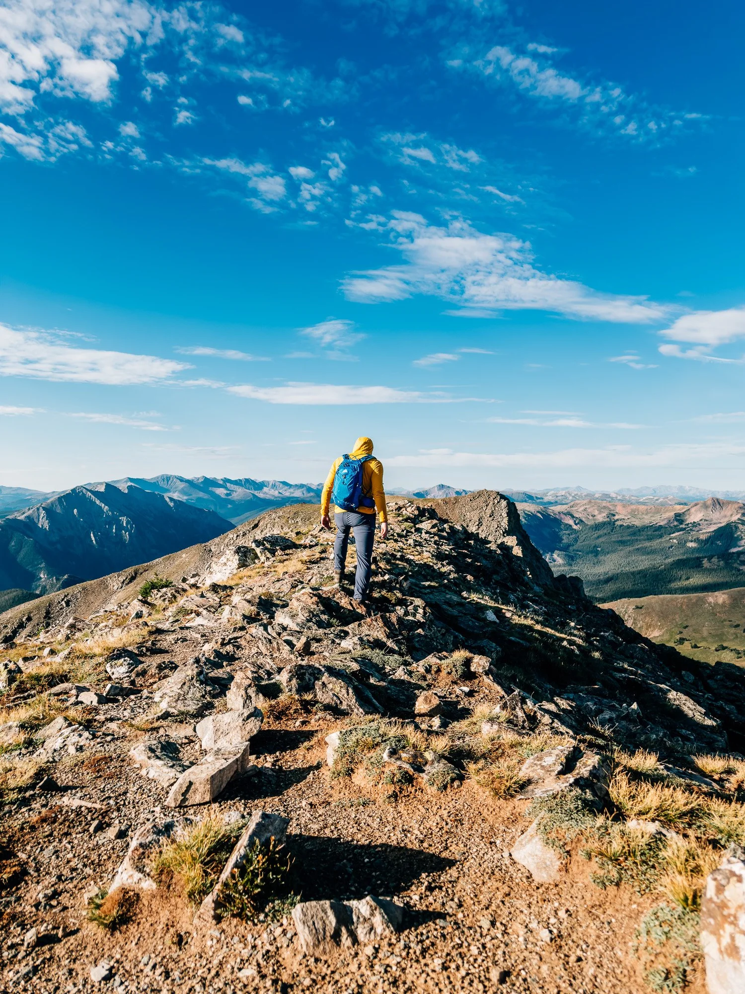 Self-portrait on the North Buffalo summit