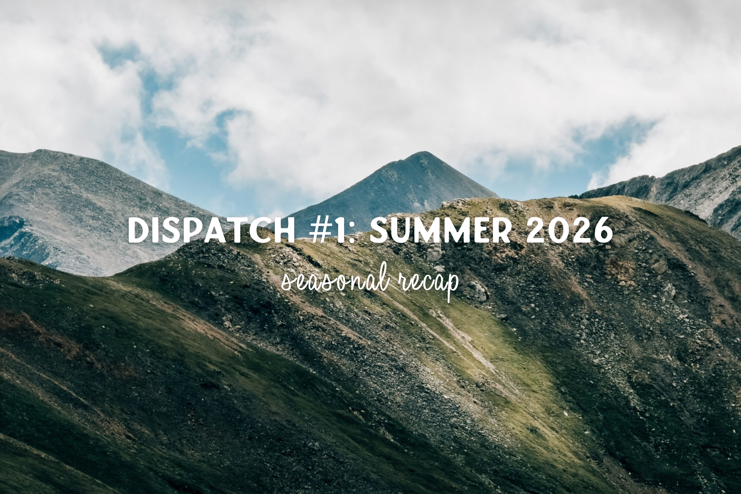 Dispatch #1: The Scenic Route to Colorado