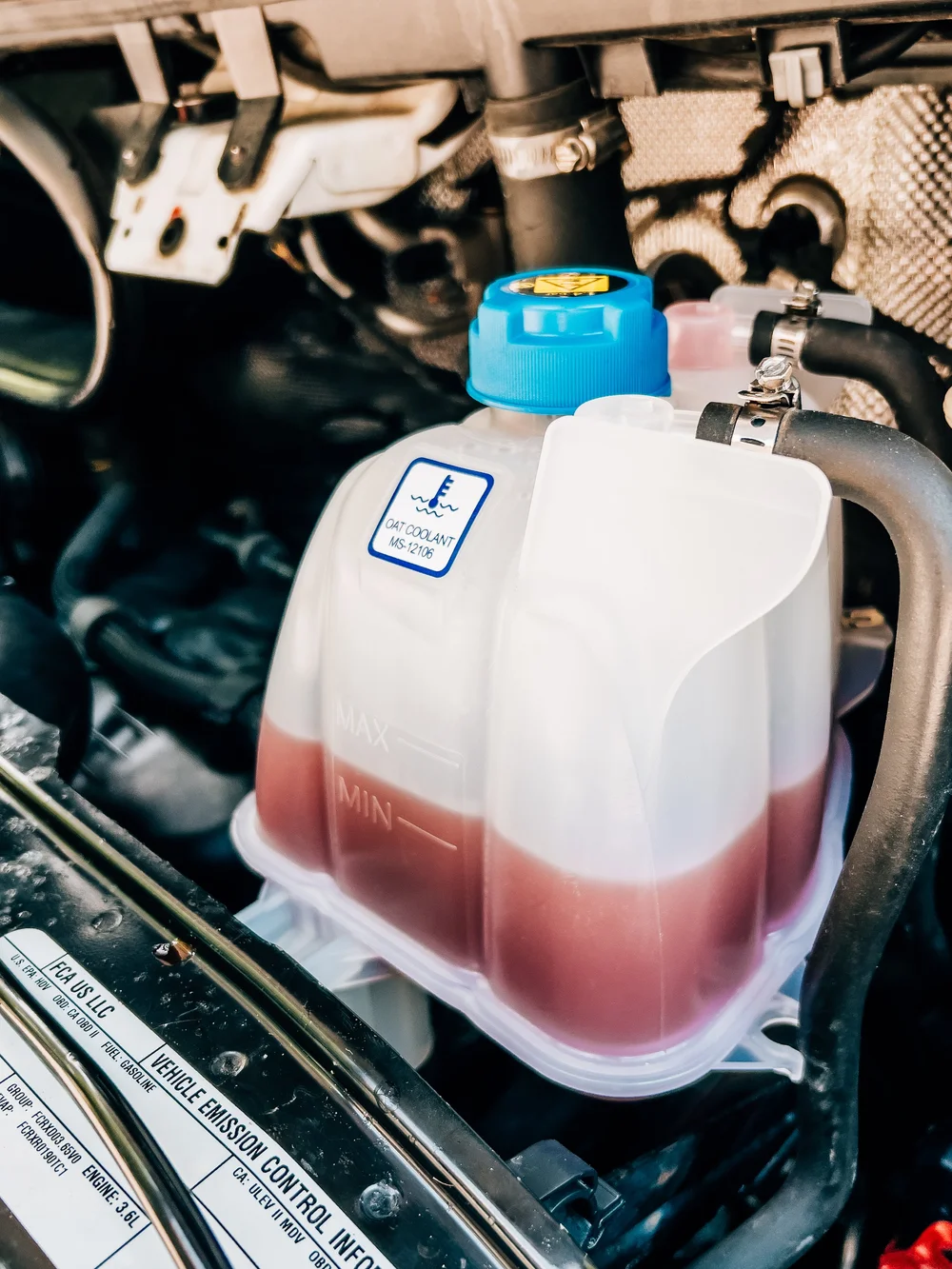 Dorman coolant reservoir replacement for Ram ProMaster