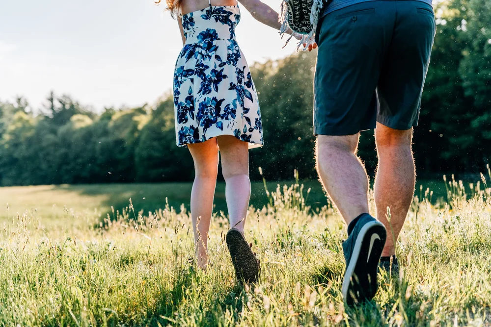 New Hampshire summer engagement session photography