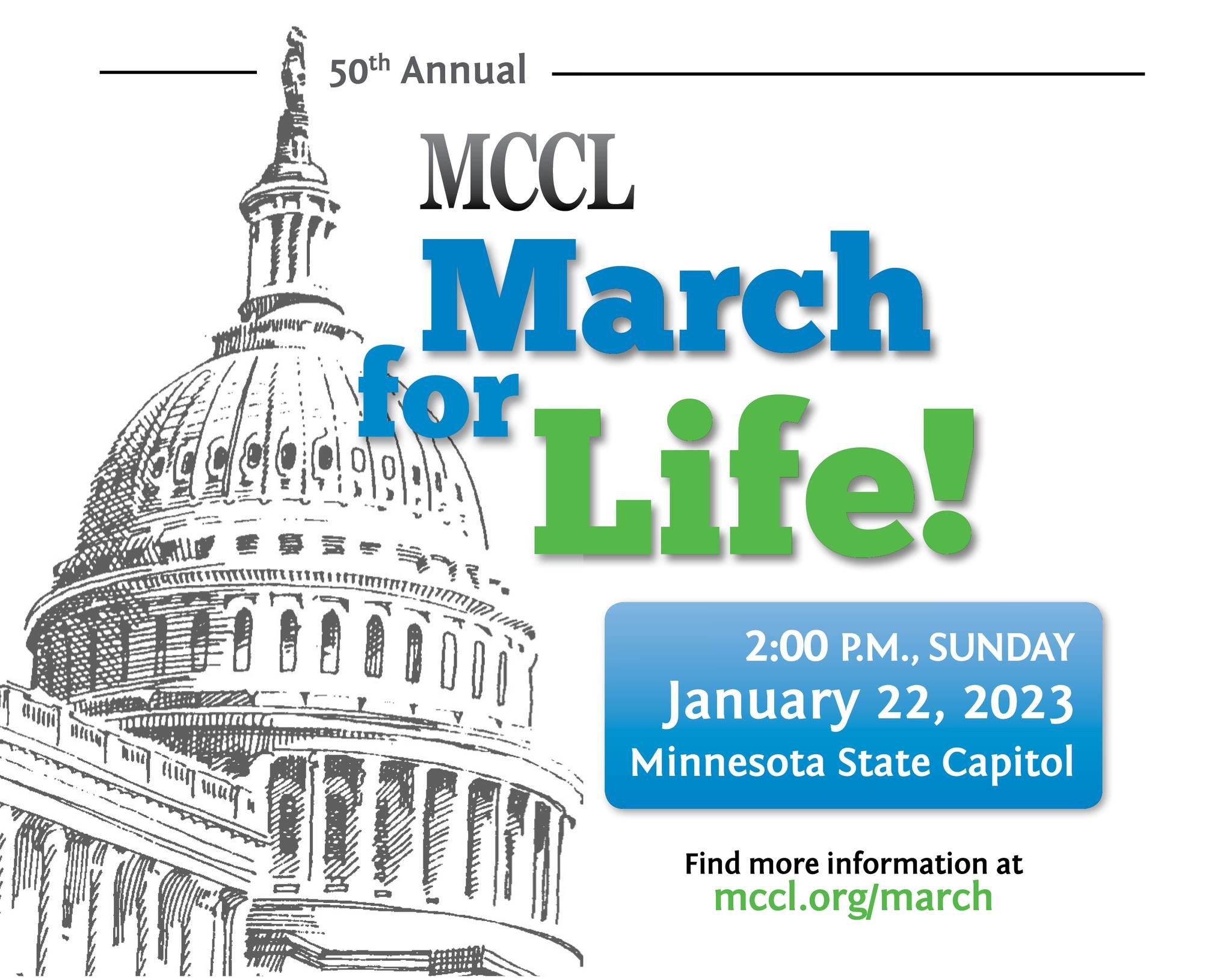 Respect Life Mass and MCCL March for Life — St. Huberts Catholic Community