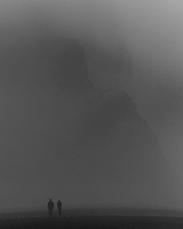 January 2019

Veils of mist shroud the cliffs of a black sand beach. In the winter months in Iceland twilight seems to stretch on for hours, especially when it&rsquo;s cloudy and rainy.