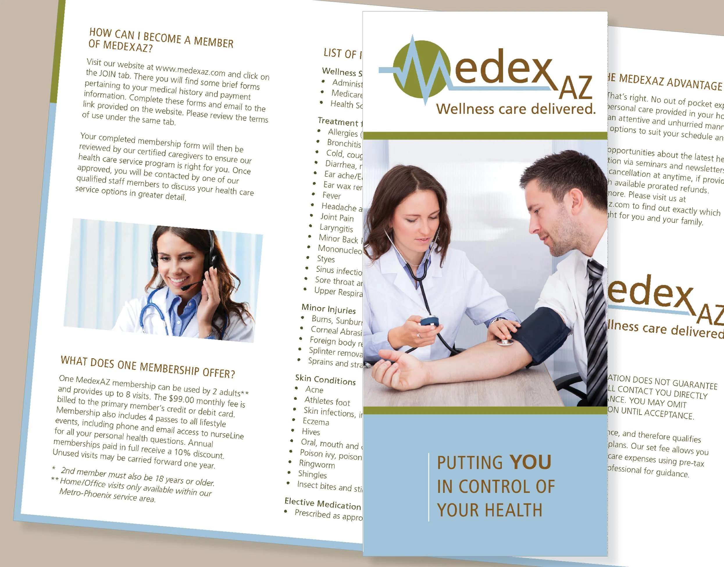 BROCHURE & LOGO DESIGN | MEDEXAZ