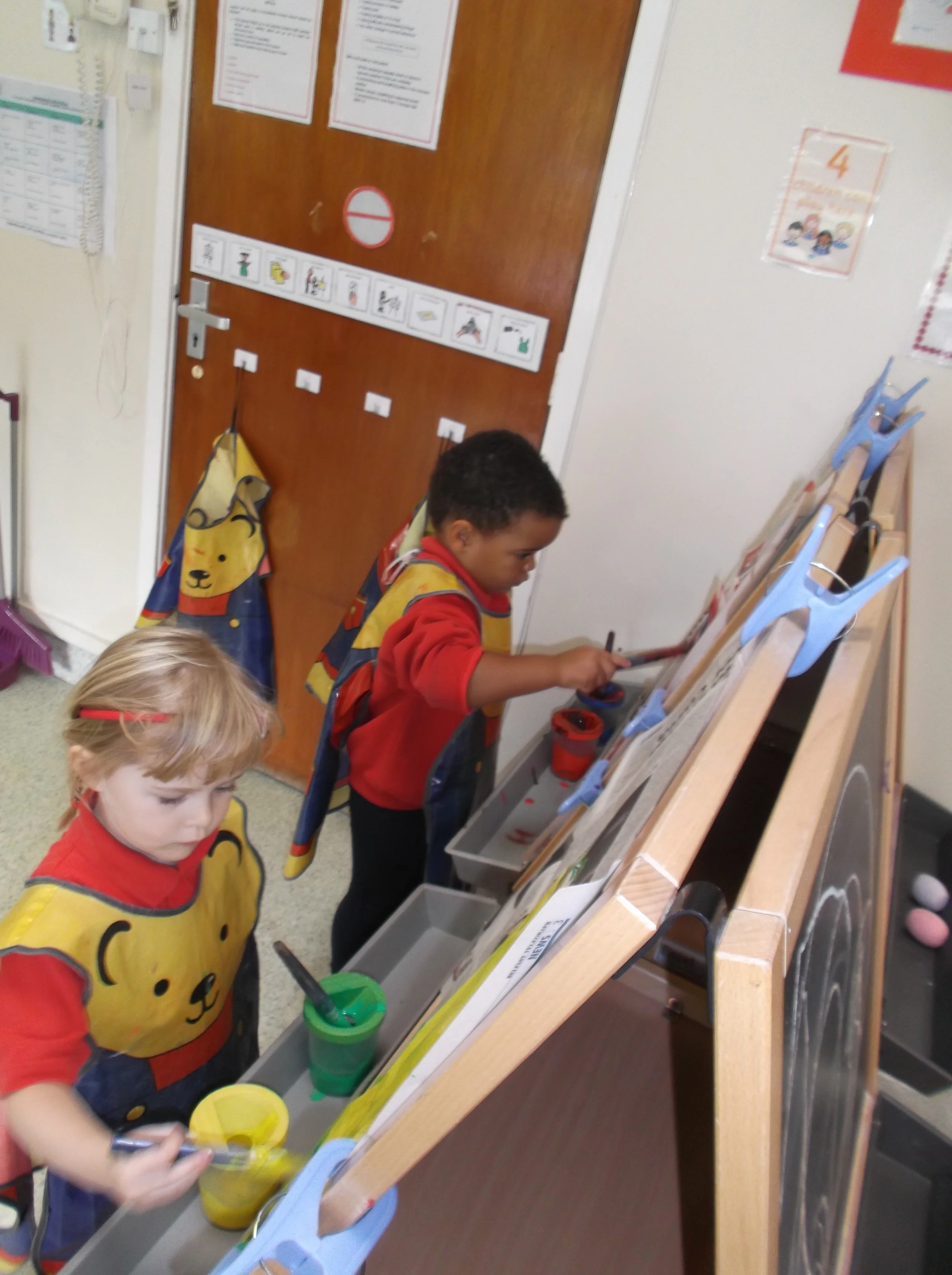 Artists at work!