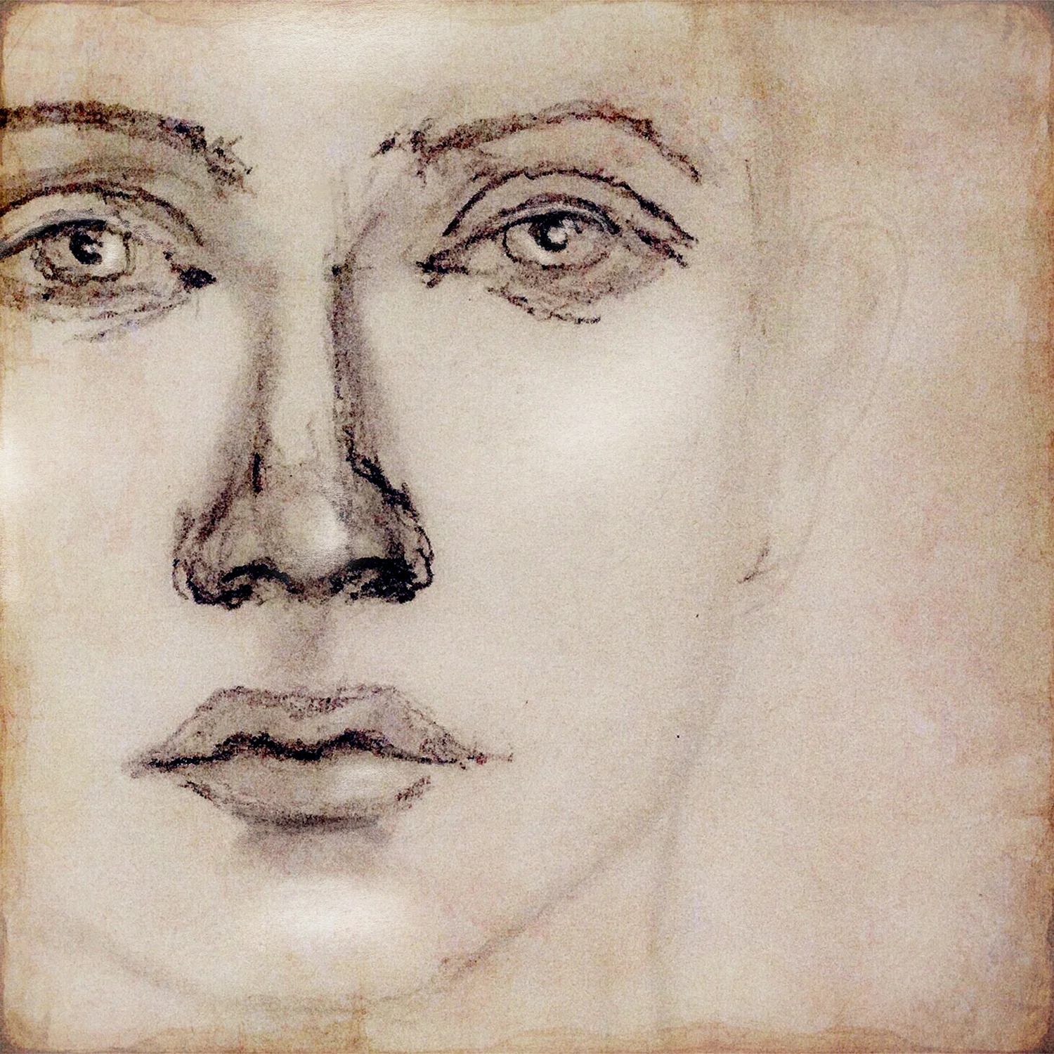 Robin Laws - pencil sketch self-portrait 