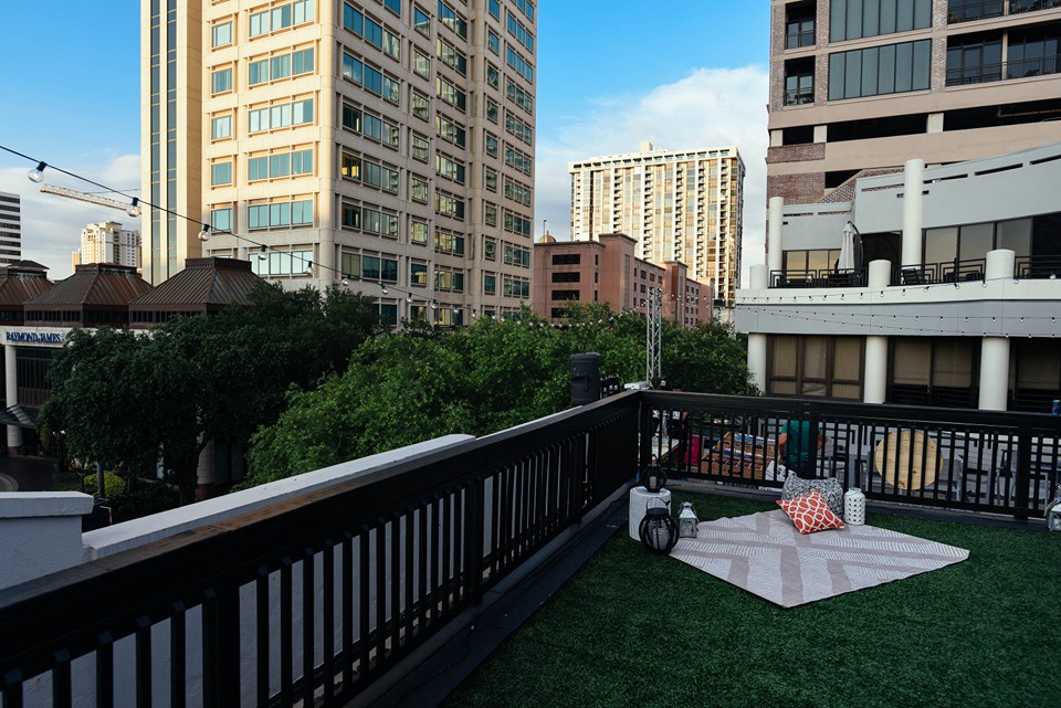 Station House's current outdoor terrace.
