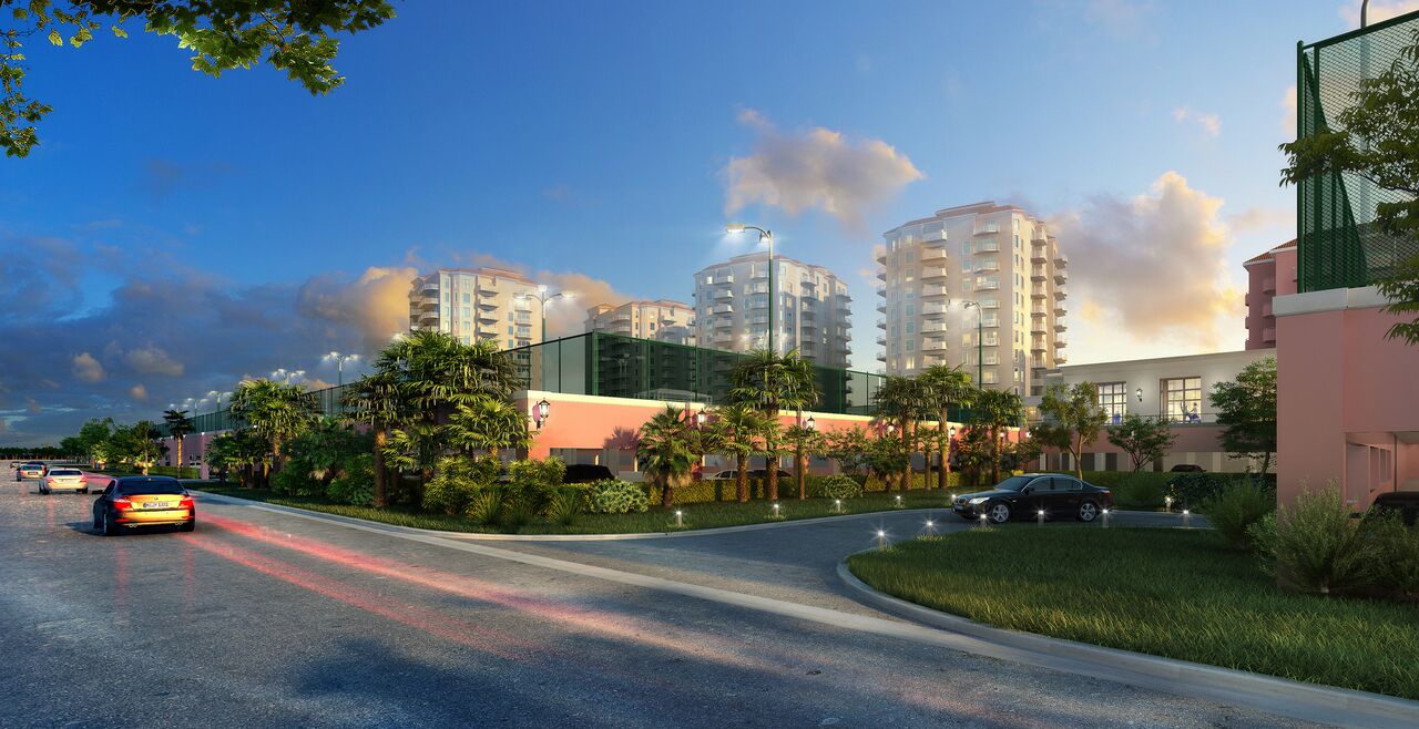 Street view of proposed Vinoy parking garage