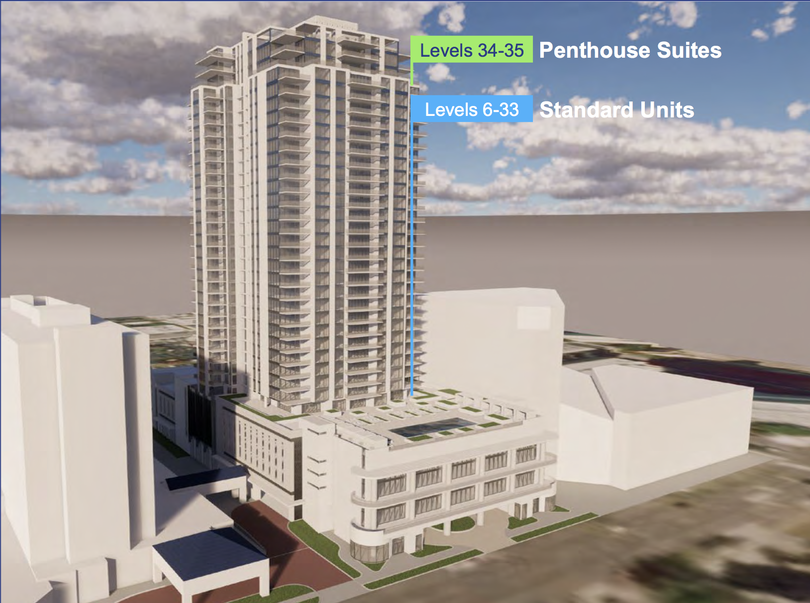 Kolter Group, the developers of the recently constructed ONE St. Petersburg building, are proposing a second condo tower just three blocks south of ONE.