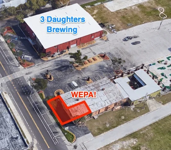 Wepa is Located at 2149 3rd Ave South, directly across the street from 3 Daughters Brewing.