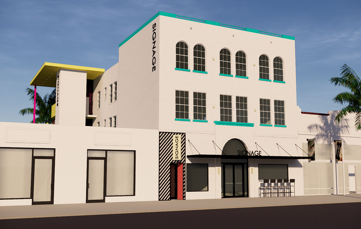 As part of the renovations, the 1110 Central Avenue building will be painted with new windows and a new roof added.