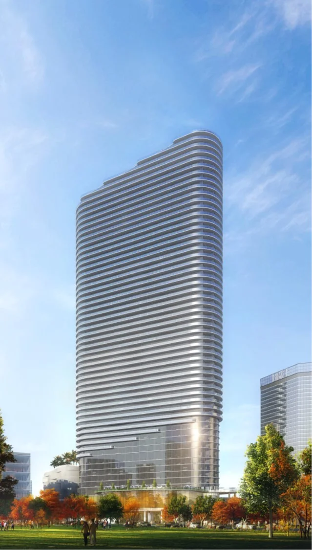 Red Apple Group is proposing a 50-story mixed-use tower across the street from the McCrory building.