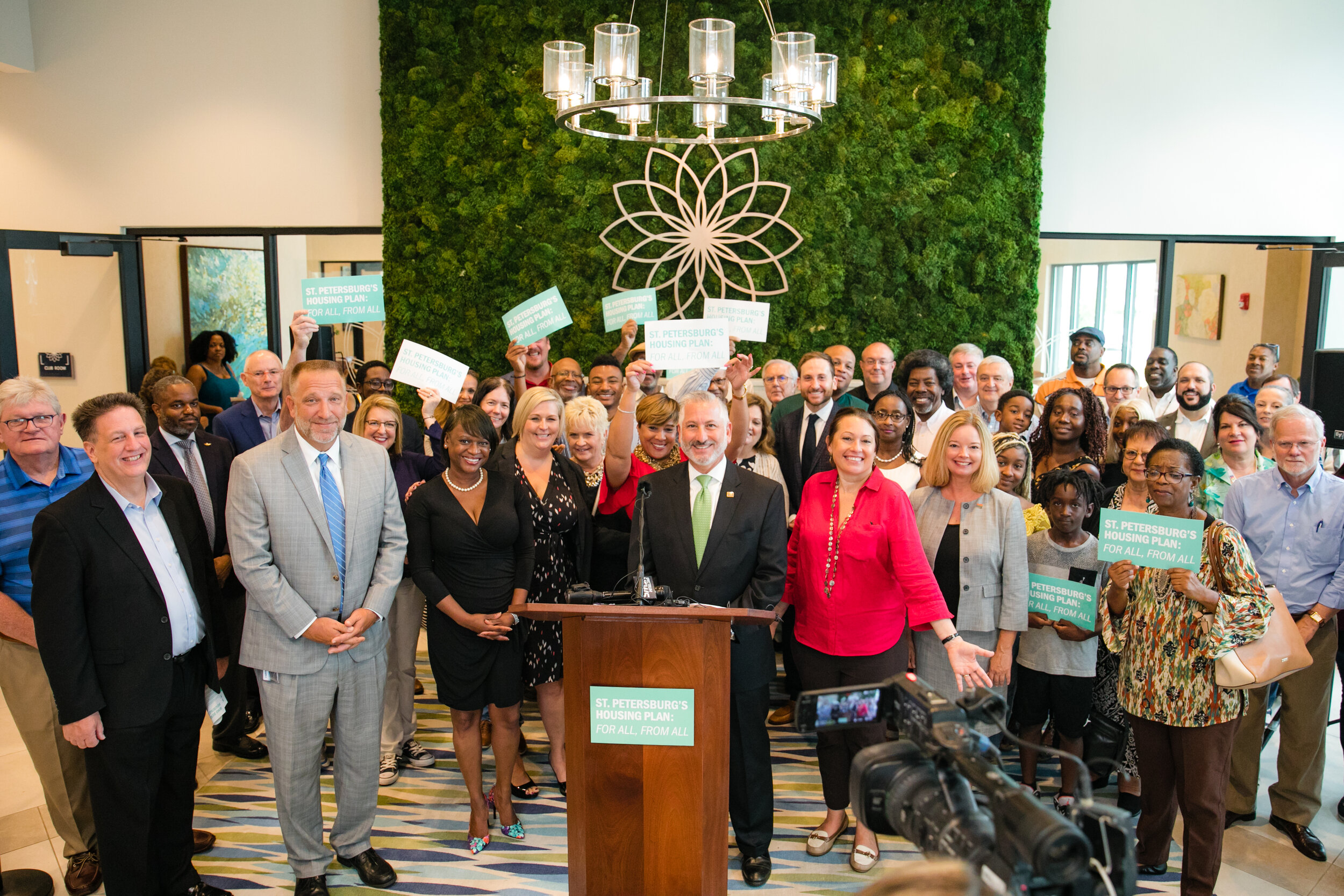 In July, Mayor Kriseman was joined by members of City Council to announce a 10-year, $60M affordable housing plan. Land Development Regulation changes are part of the city-wide effort.
