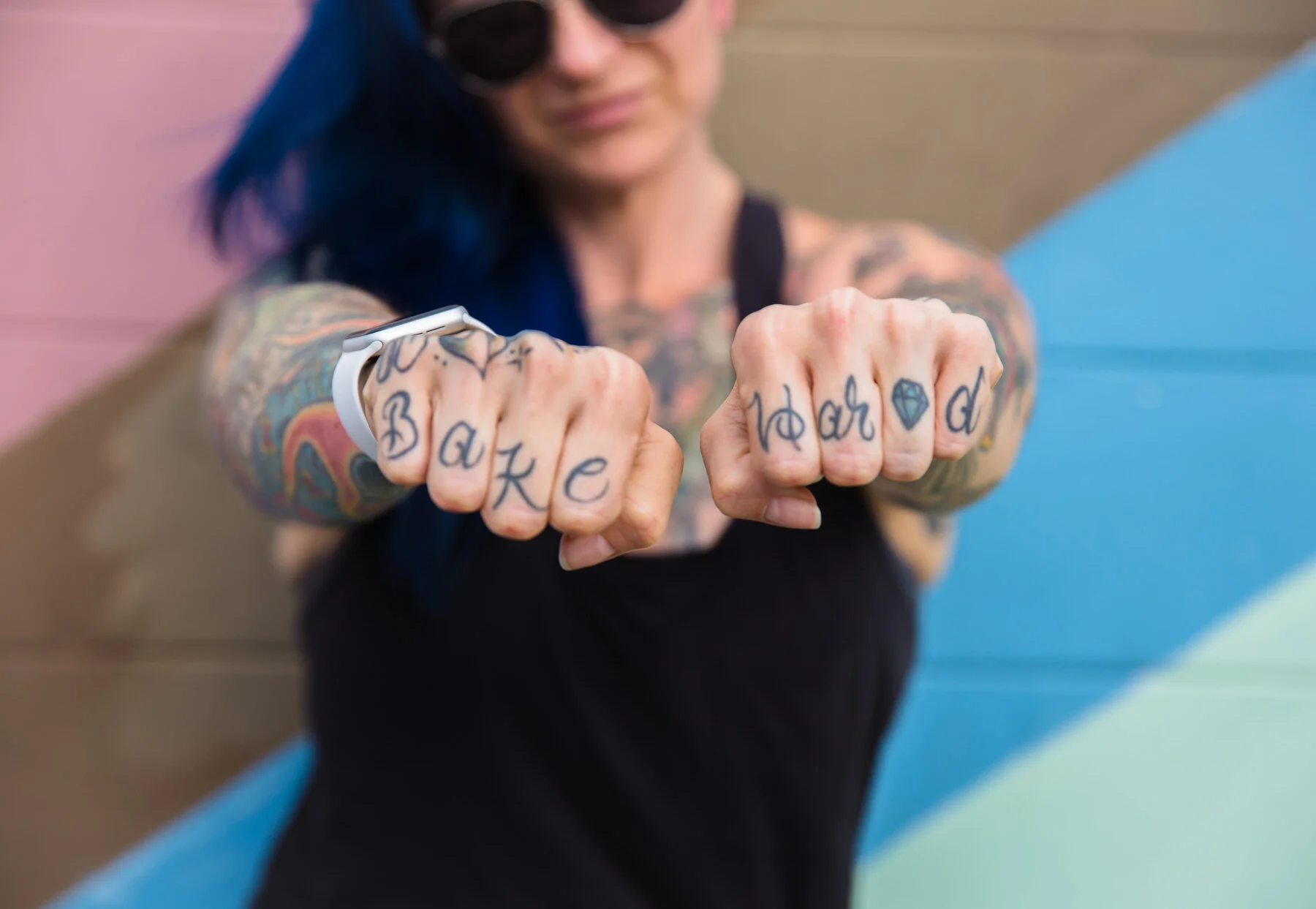 Celine Duvoisin, Owner of Valkyrie doughnuts and Valhalla Bakery in Downtown St. Pete. Photo by @lemonhearted