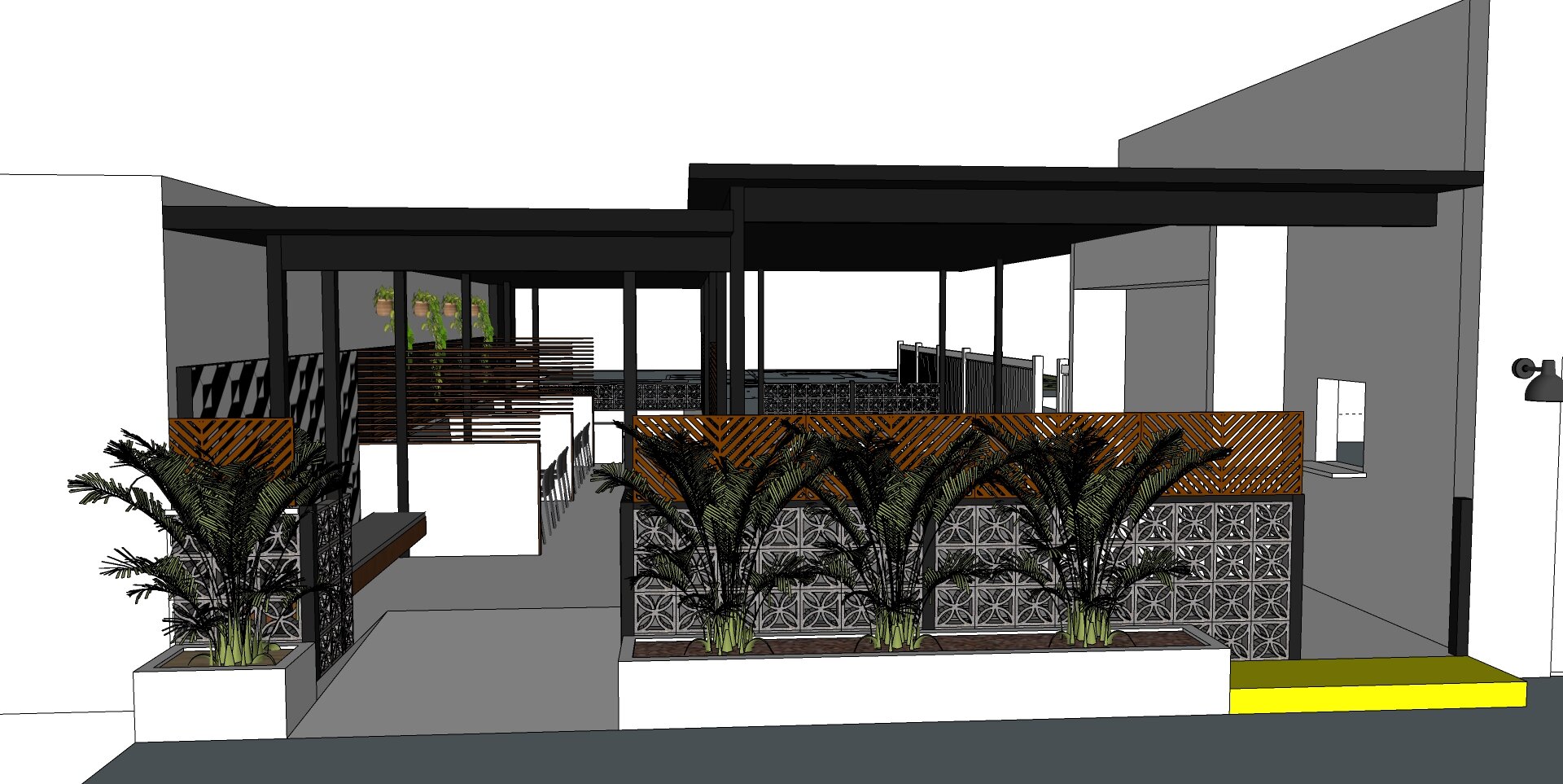 Wild Child will have a covered outdoor patio and bar for those hot summer days and nights