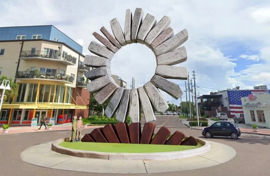 The EDGE District roundabout is getting a $200k sculpture