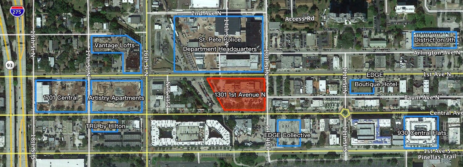Orange Station at the Edge joins a number of other recently completed or proposed developments in the EDGE District.