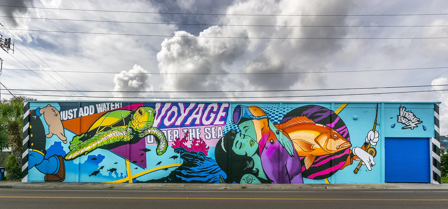 “Bait &amp; Switch” by The Vitale Bros, located in the Warehouse Arts District