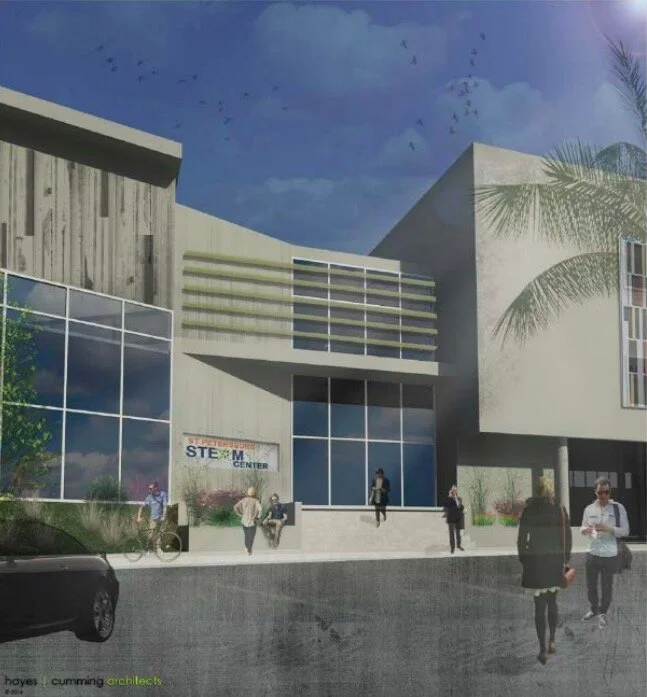 Rendering of the Tampa Bay Innovation Center courtesy of Hayes Cumming Architects. Design elements are subject to change.