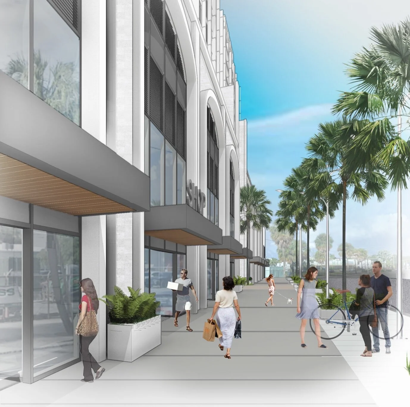 1st Avenue North street Level rendering