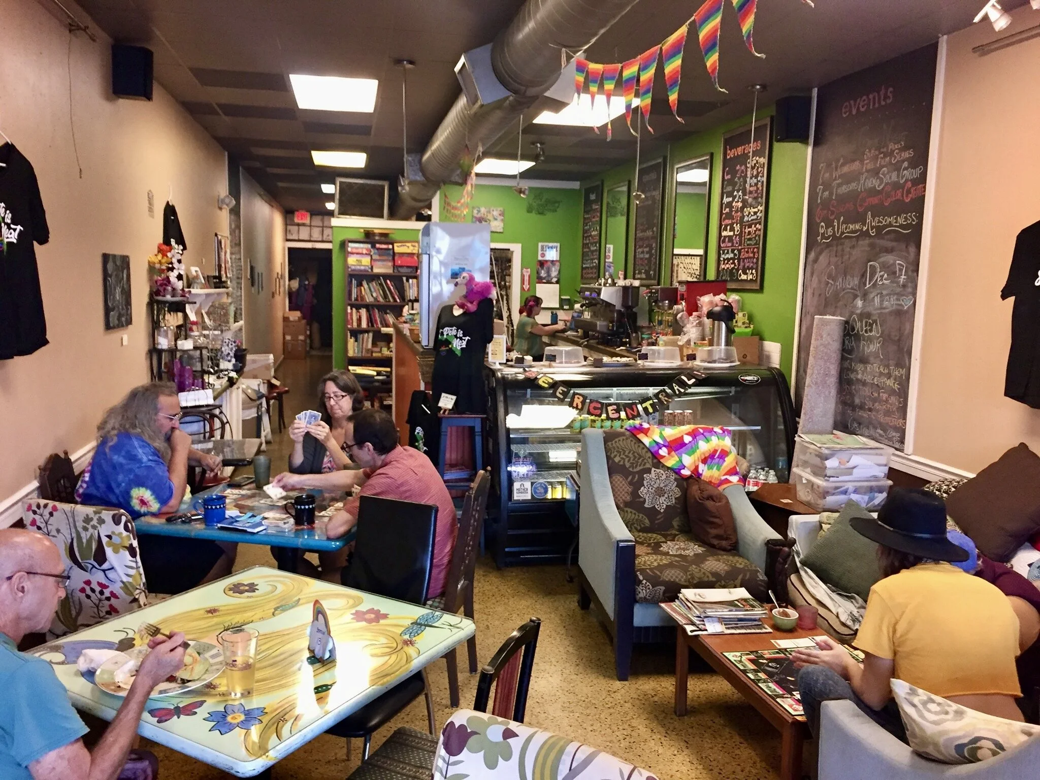 The interior of the old Community Cafe space at 2444 Central Avenue
