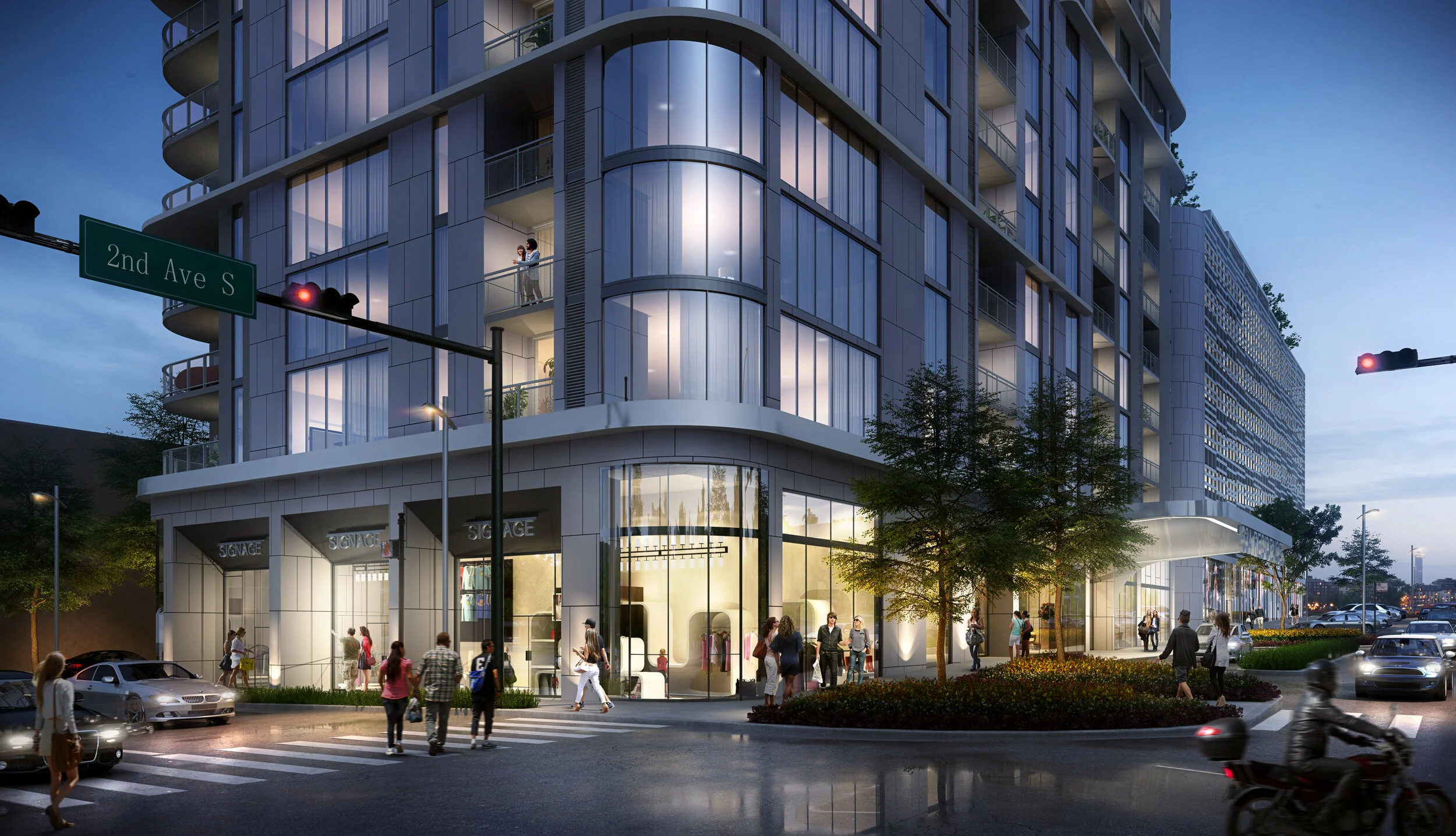 A closer look at Downtown High Rise Flats