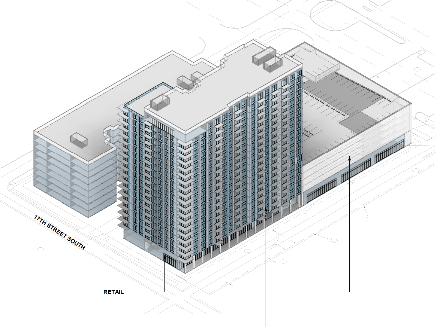 21-story residential building planned for 17th Street in downtown St. Pete