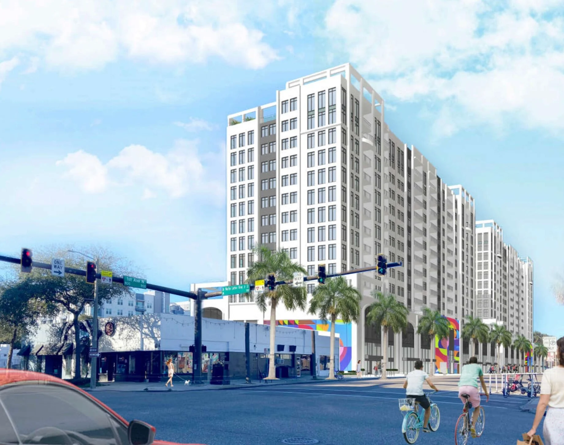 The $70 million project will feature two, 15-story apartment towers with a combined 254 rental units.