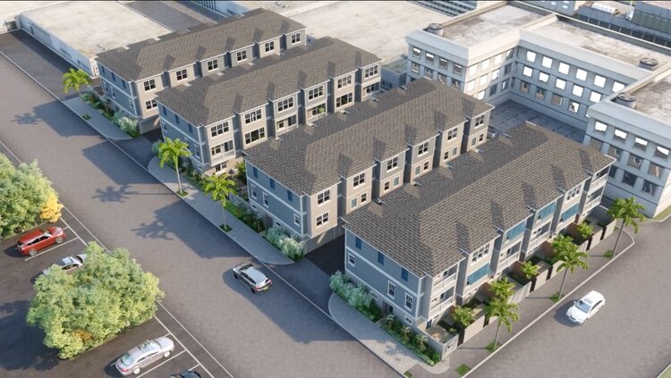 David Weekley Homes previously developed the Burlington Townhomes on 8th Street North and Burlington Avenue in 2020.