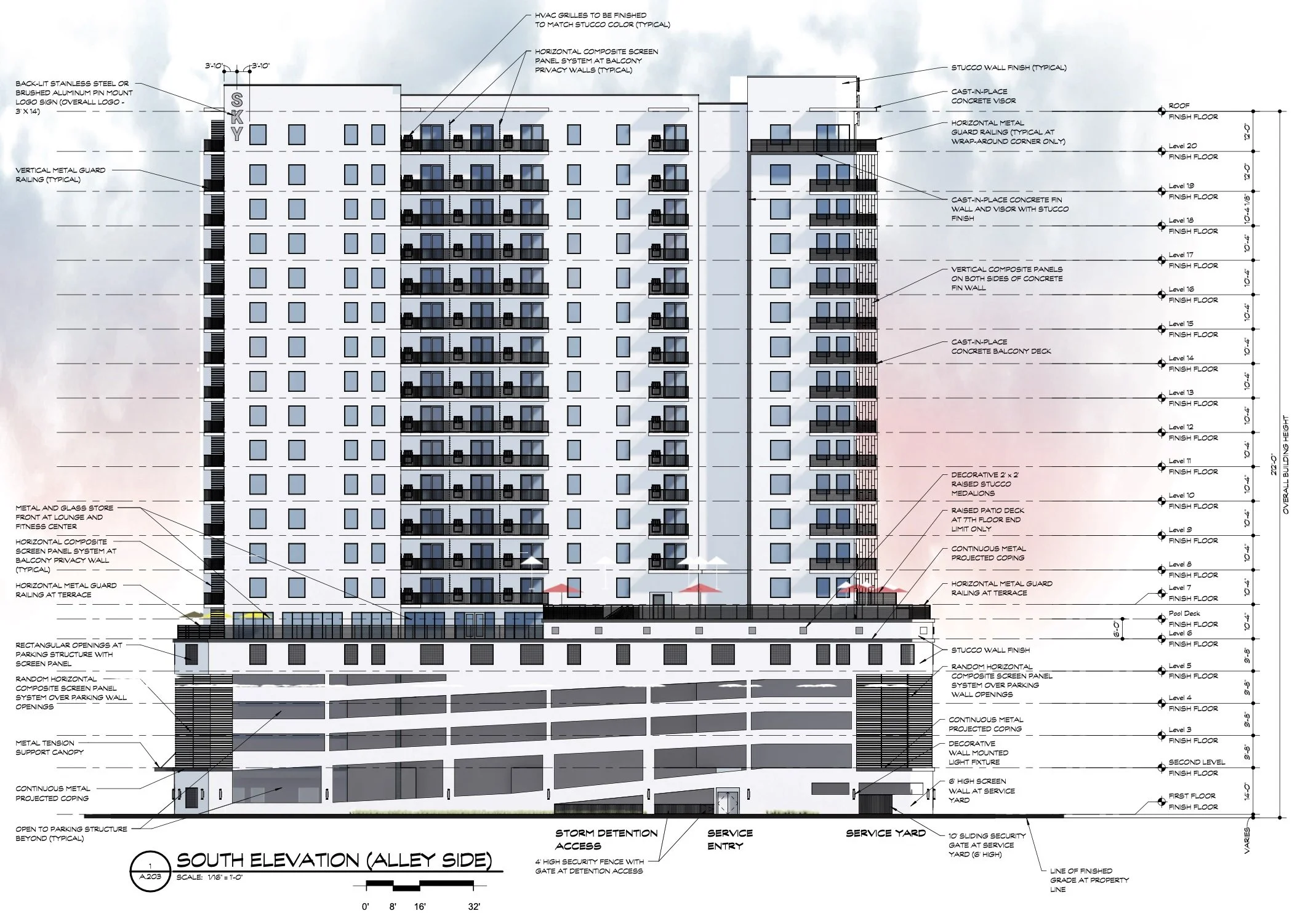 20-story, 246-unit apartment tower proposed for 17th Street in downtown ...