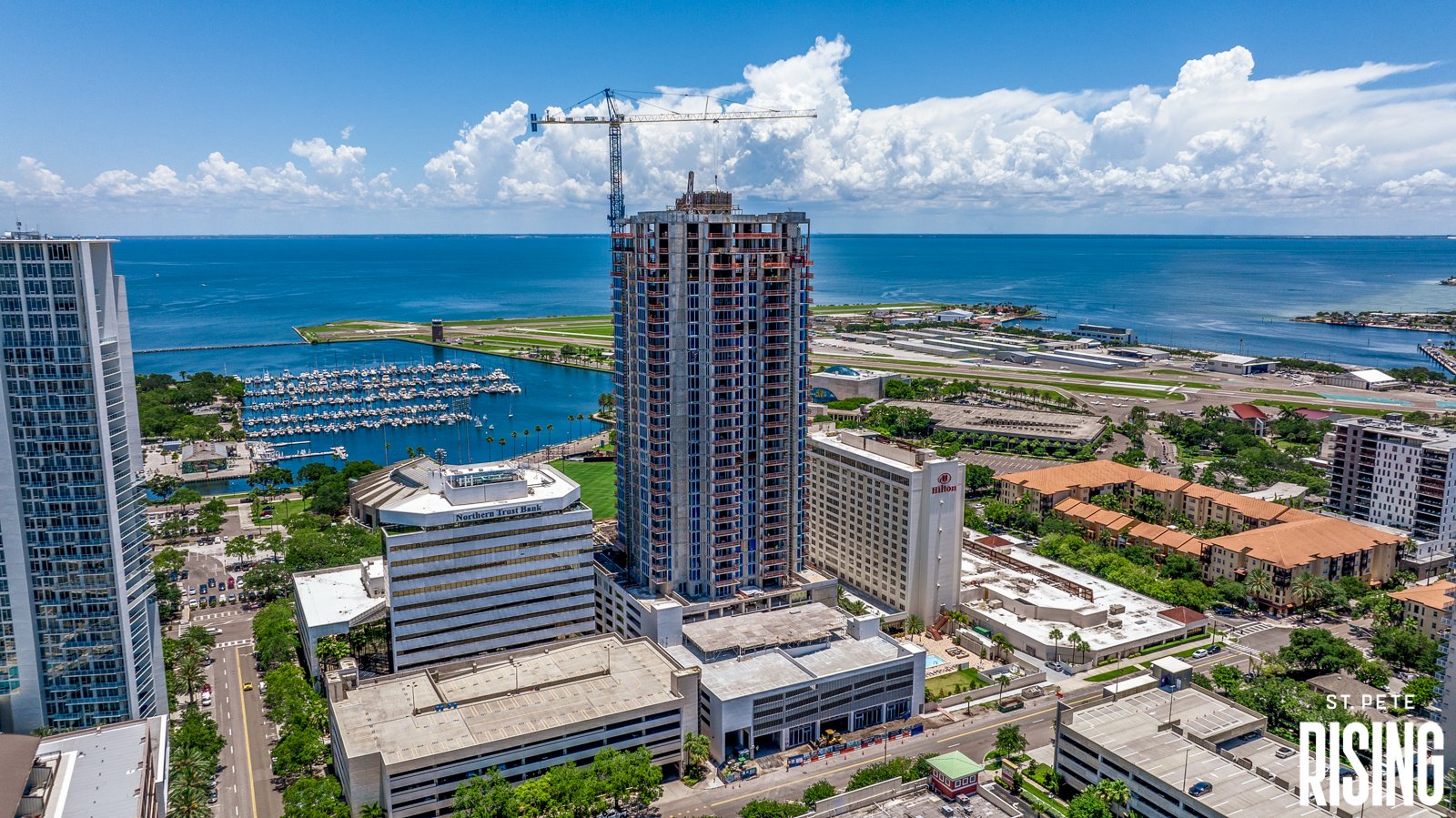 Aerial St. Pete: Construction updates from St. Pete's residential tower projects