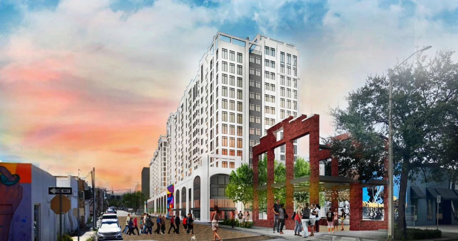 15-story apartment tower starts to rise in the EDGE District