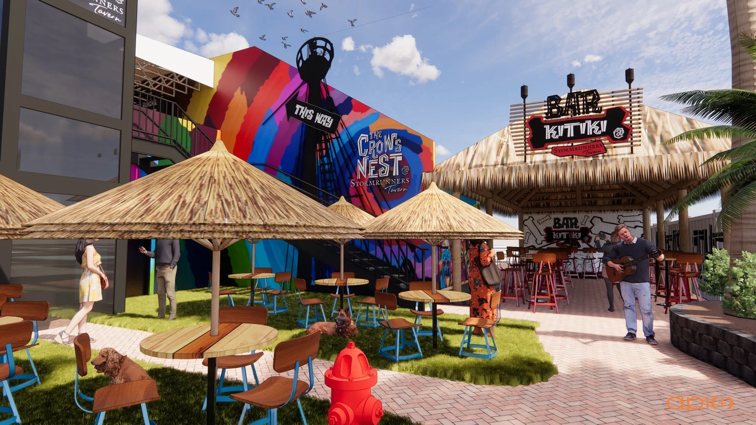 Twostory restaurant and bar Stormrunner's Tavern to replace Caddy's in