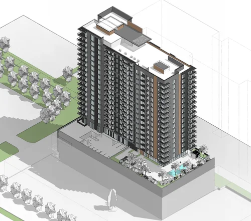 Plans shift for 23-story apartment building proposed for 17th Street ...