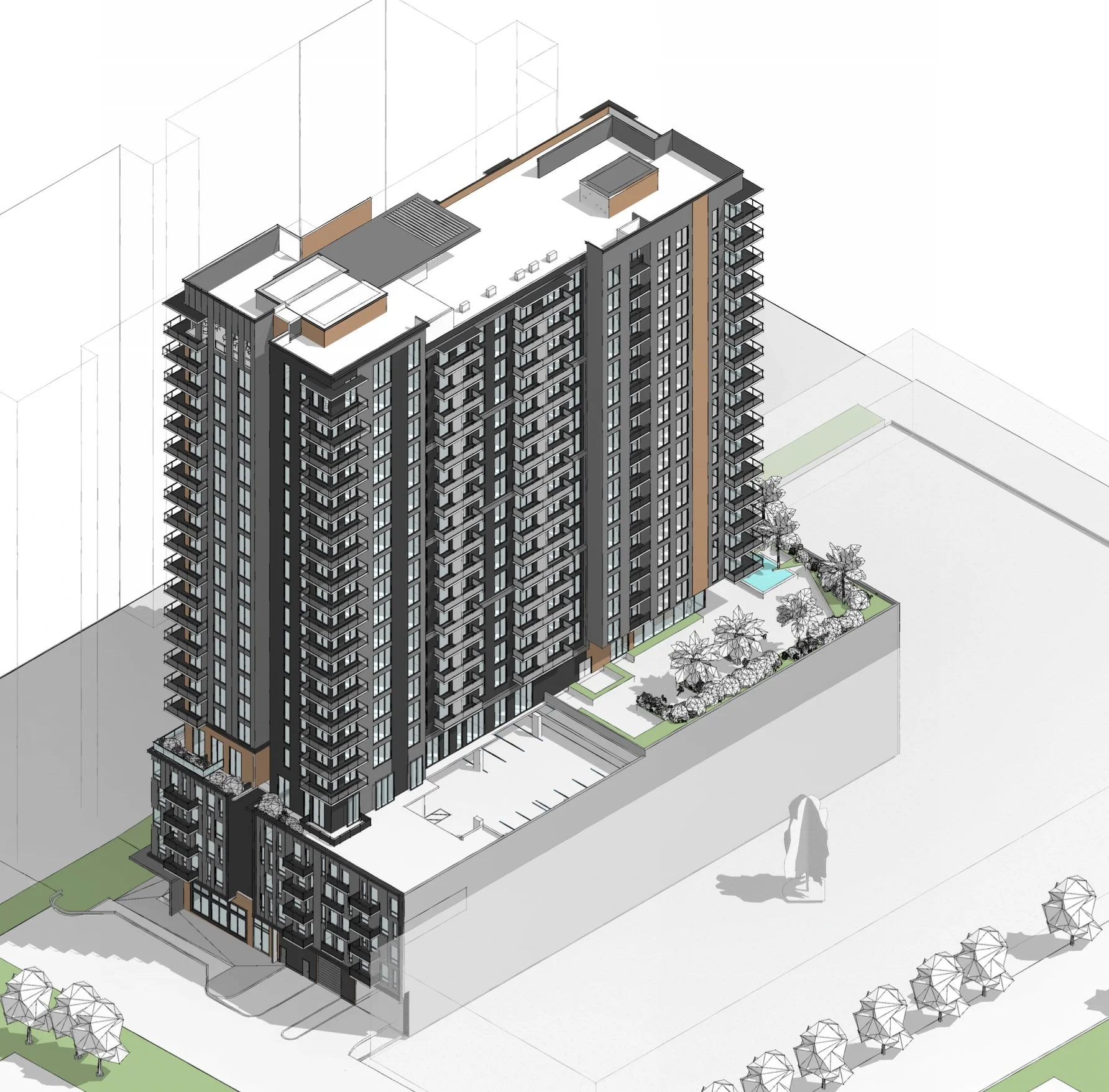 Plans shift for 23-story apartment building proposed for 17th Street ...