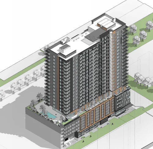 Plans shift for 23-story apartment building proposed for 17th Street ...