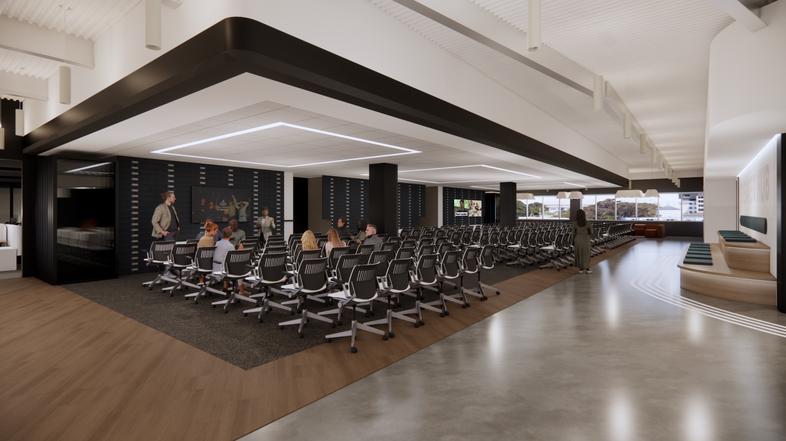 Multipurpose Rooms (Open) at Foot Locker's new HQ in St. Pete