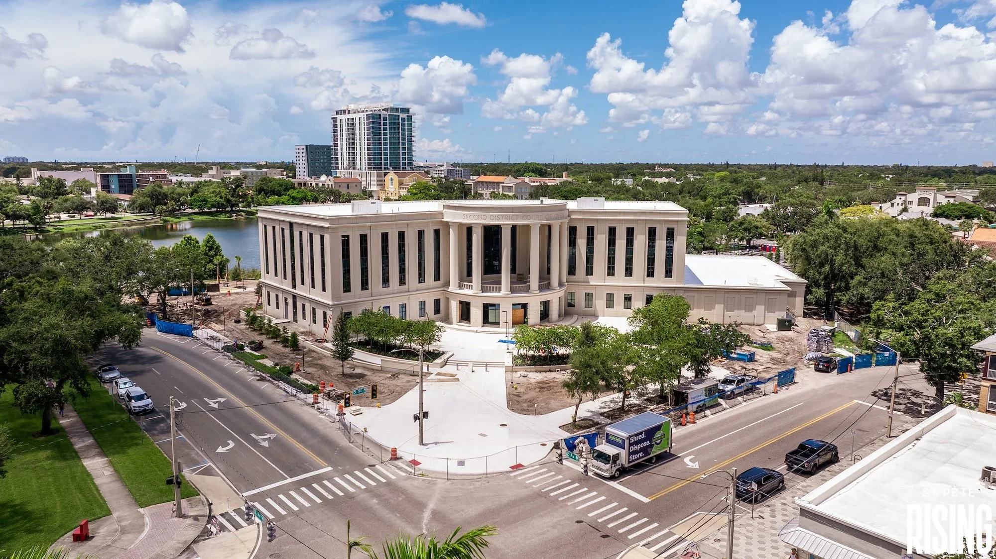 Aerial St. Pete: Construction progresses on five major developments in the Sunshine City