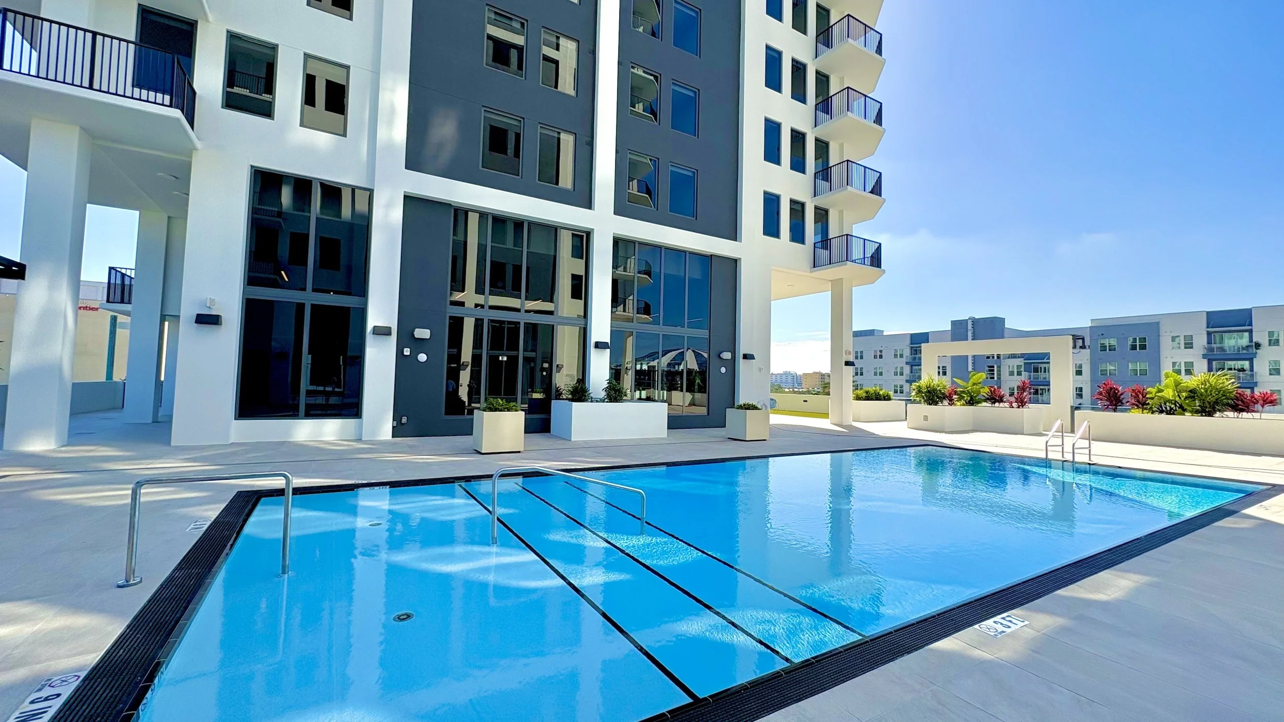 Pool deck on 5th floor