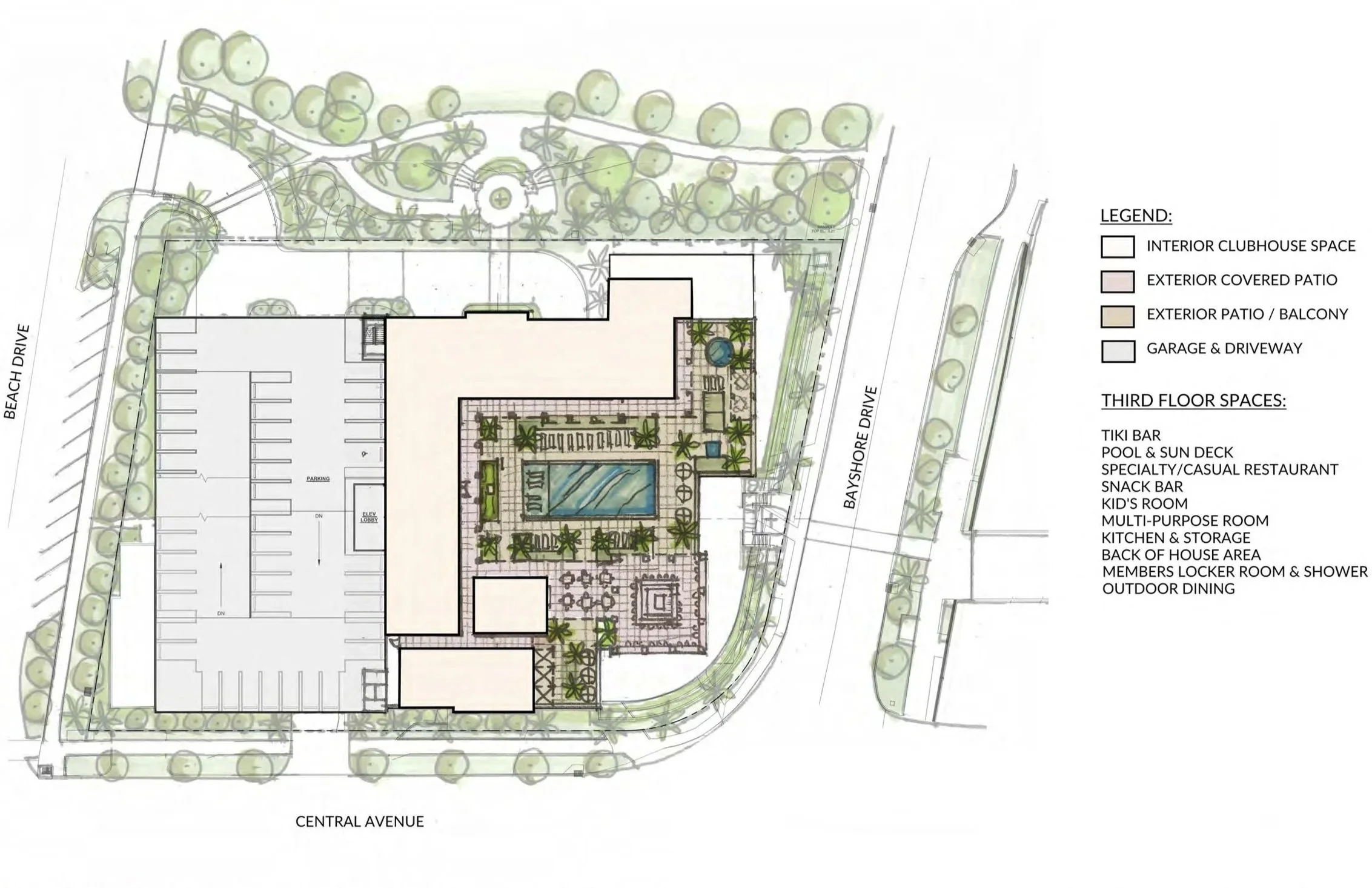 St Petersburg Yacht Club - 3rd Floor Plan