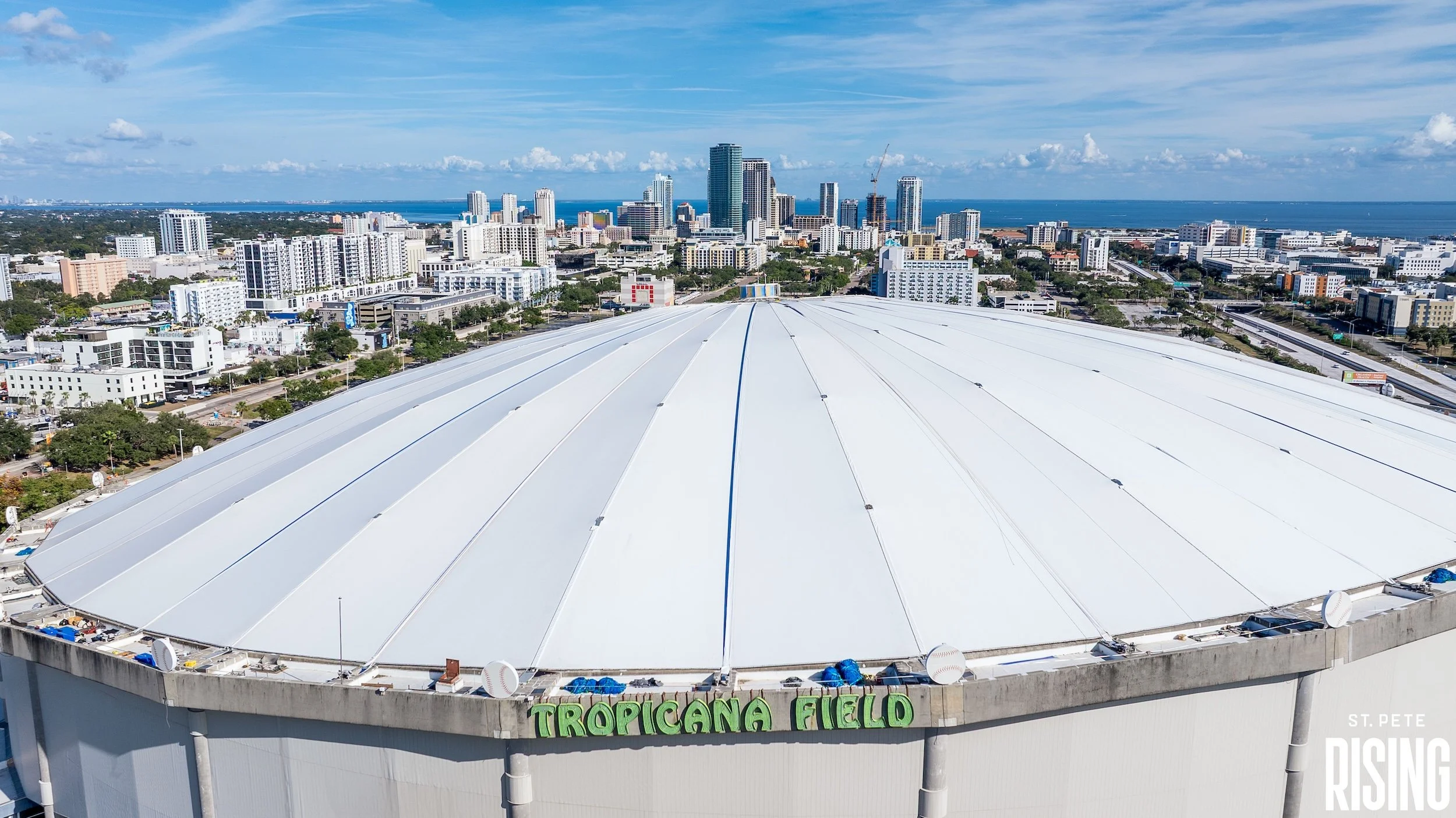 Inside Tropicana Field as city progresses on $60 million stadium renovation