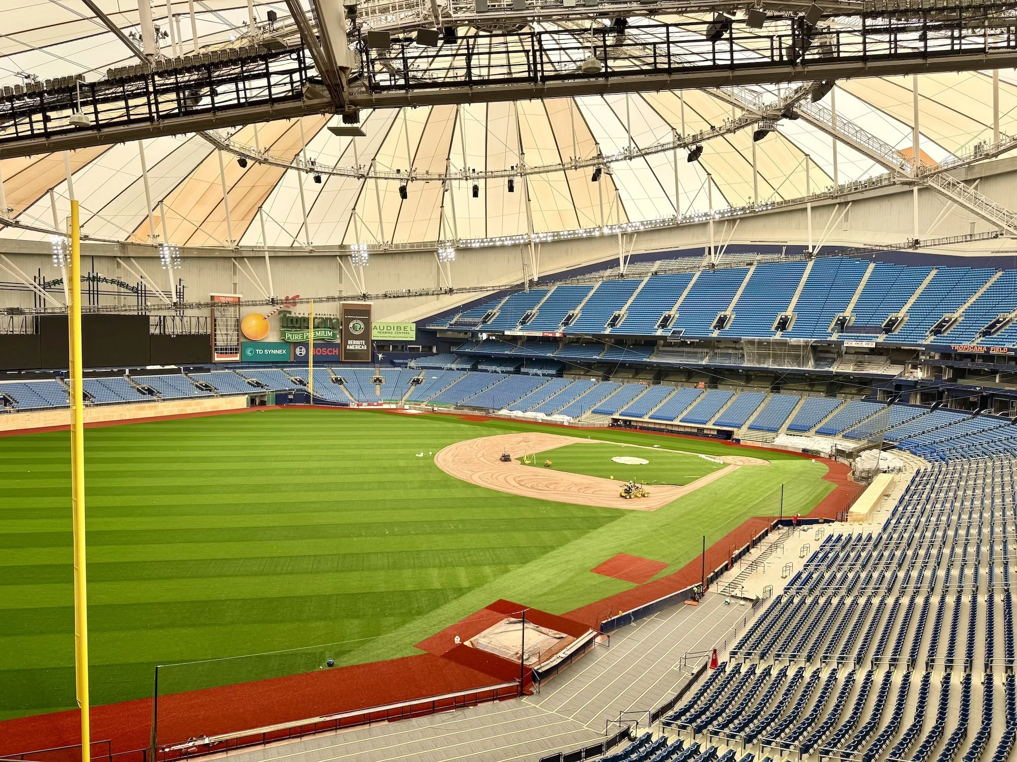 $60 million Tropicana Field renovation nearly complete ahead of Rays’ return to downtown St. Pete
