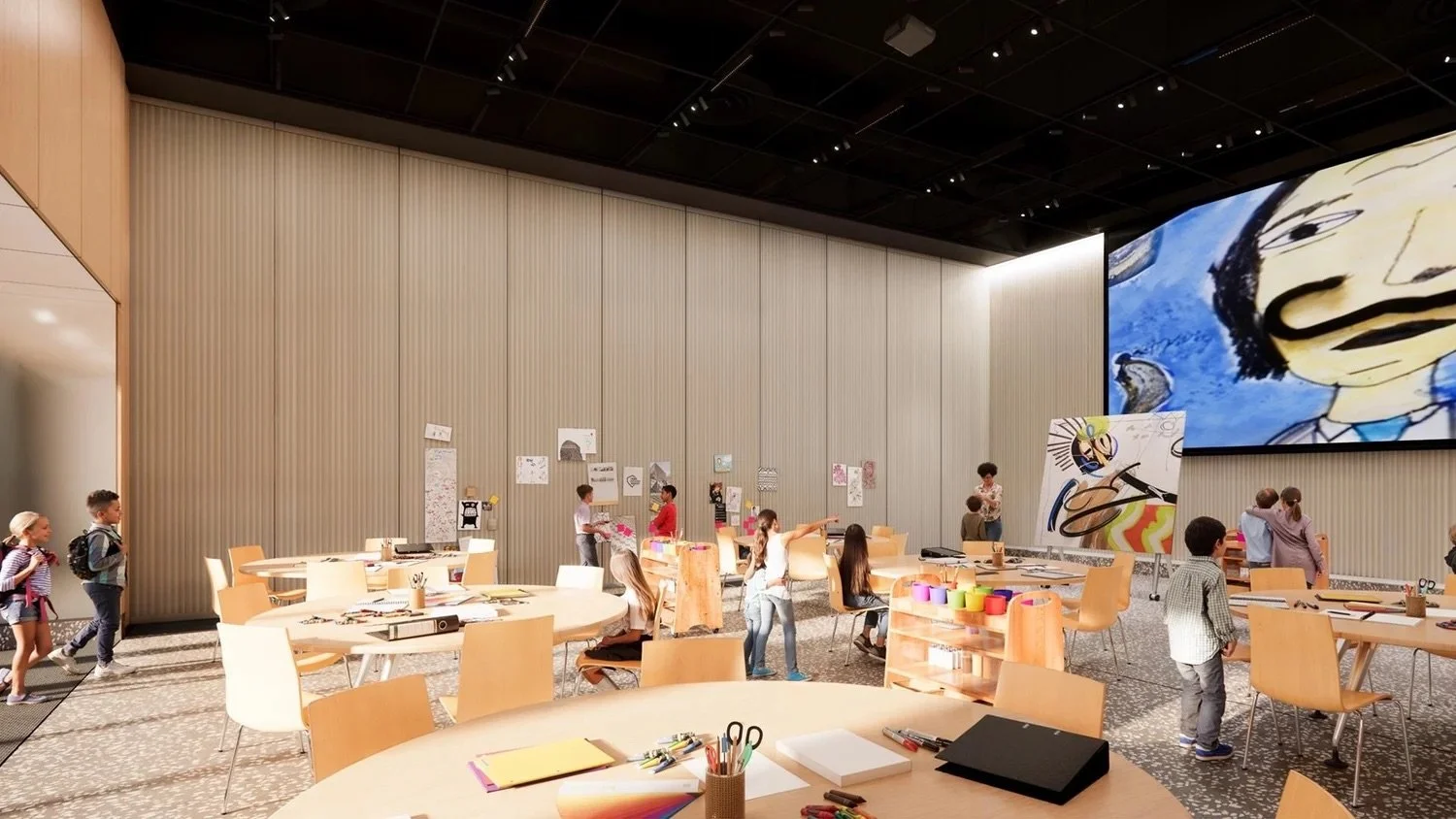 New Learning Center on 1st Floor