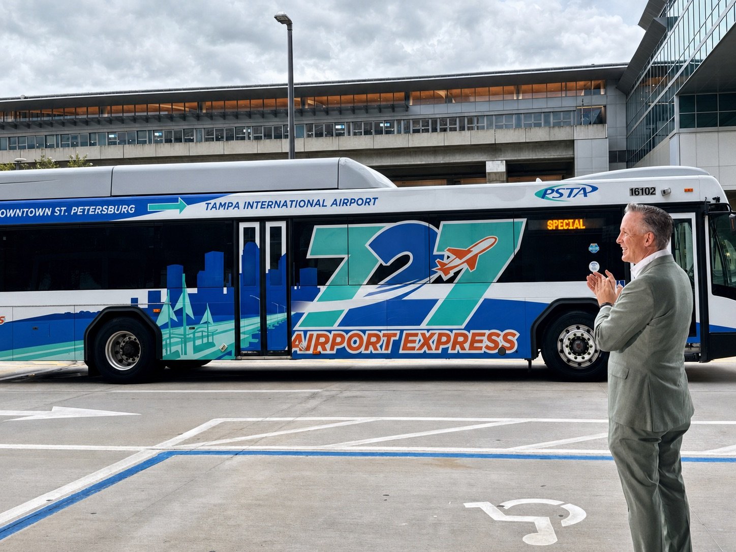 New express bus will connect downtown St. Pete directly to Tampa International Airport