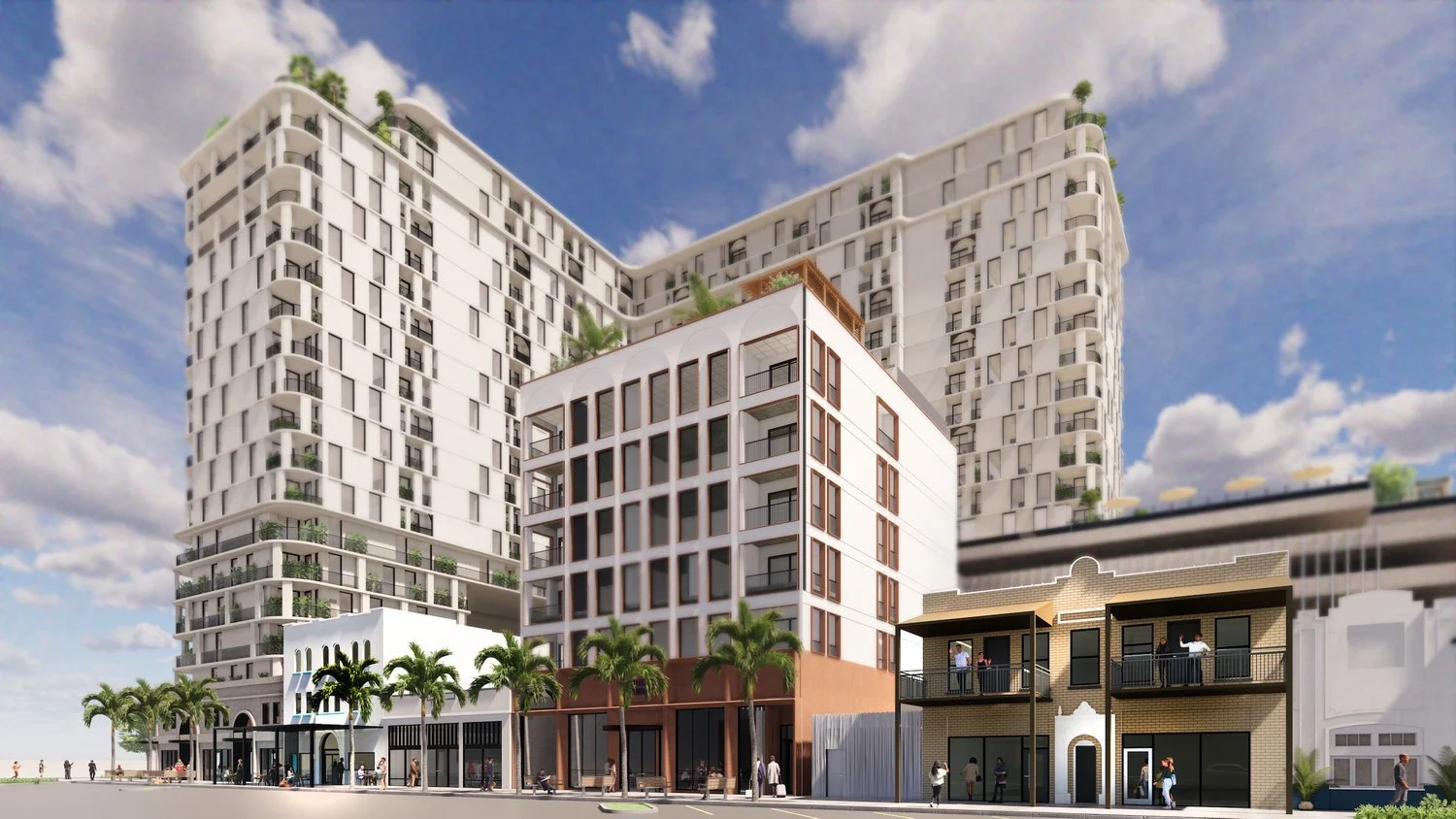 Demolition to begin for EDGE Collective II, a 20-story apartment tower set to rise in the EDGE District